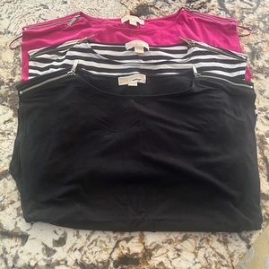 Michael Kors Tops- BLACK AND STRIPES ONLY